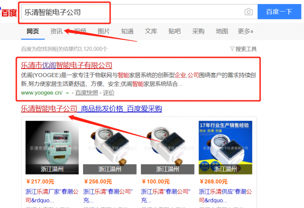 乐清市优阁智能电子有限公司同我公司签署搜索引擎推广事宜