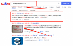 潍坊市*发防水材料有限公司网站排名保证在首页效果