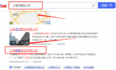 上海*星箱包有限公司SEO最快上词效果展示